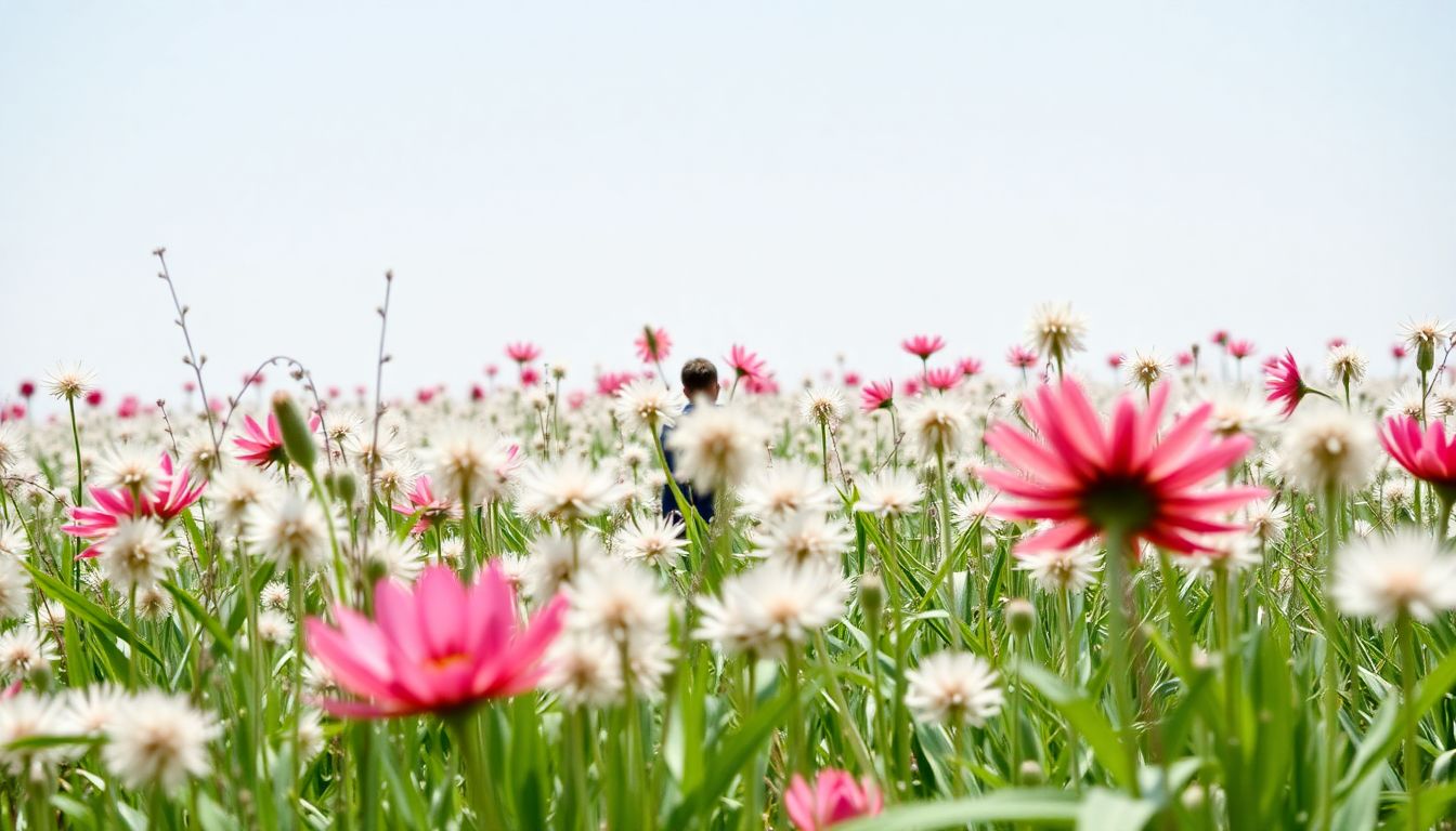 파이썬의 다양한 활용 분야를 상징하는 데이터 흐름과 연결 시각화